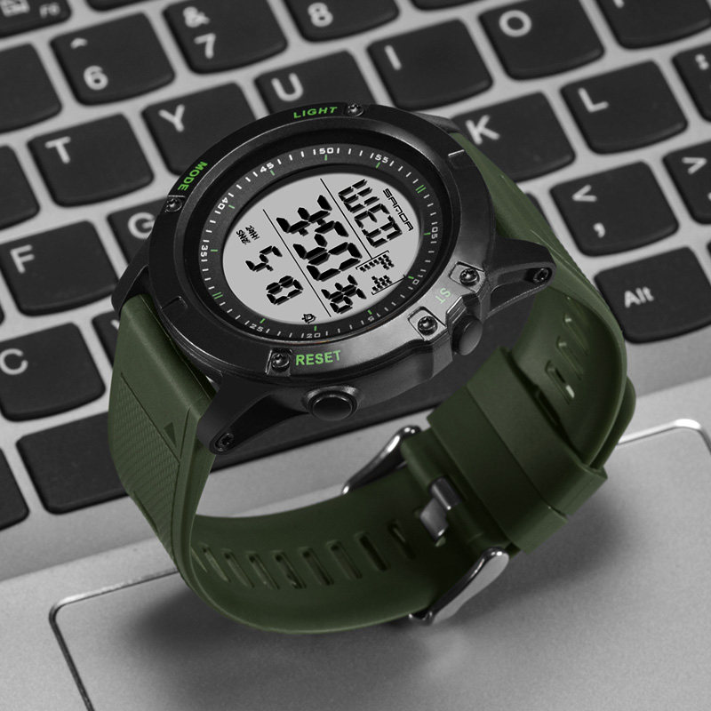 男士初高中学生青少年防水电子表 三达手表国产腕表