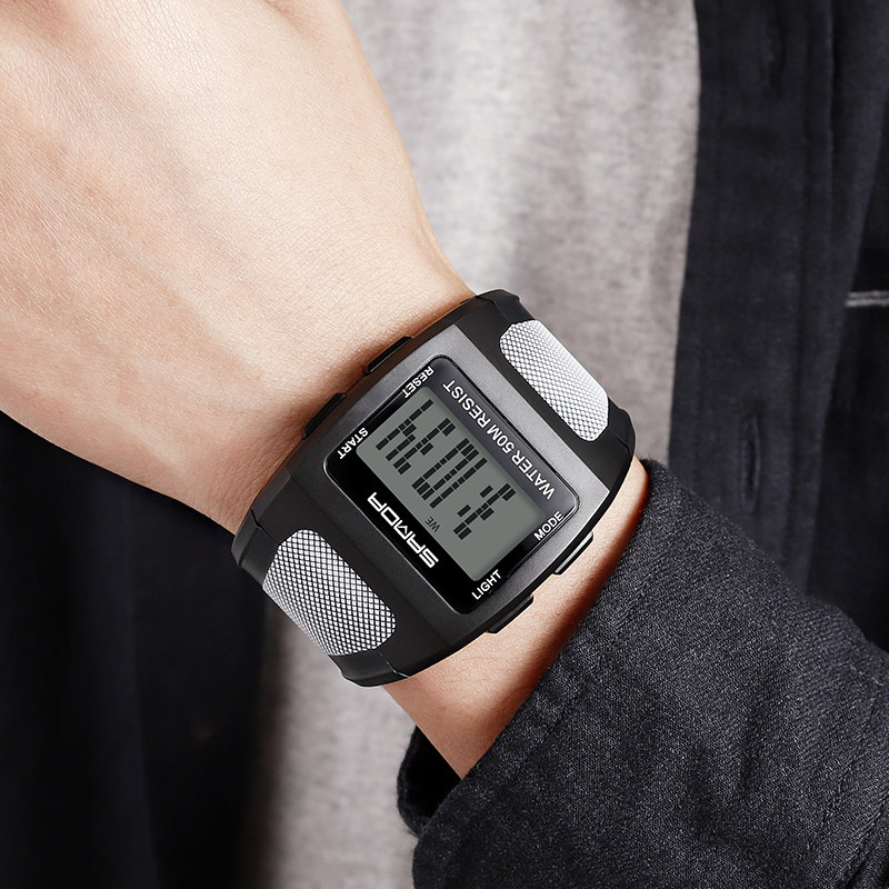 欧美风手表男士方形时尚 三达手表国产腕表