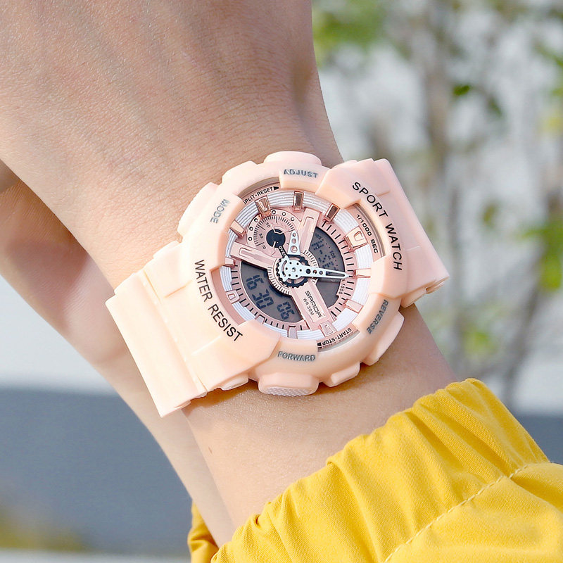 亲爱热爱韩商言李现杨紫同款电子表 三达手表国产腕表