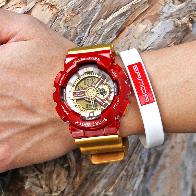 复仇者联盟4marvel潮流中学生男表 三达手表国产腕表