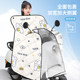 Memory fabric poncho style windshield is suitable for all seasons