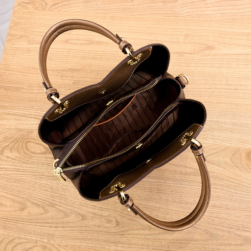 2023新款女士高级感大容量手提包 韩慕妮女士包袋