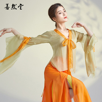 Classical Dance Suit Womens Flight of Elegant Clothing And Clothing for the Gongfeng Mink ethnic dance to be served in a dance