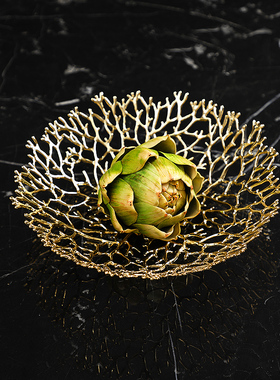 轻奢风珊瑚客厅创意ins小饰品