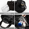 Wet and dry separate gym bag with shoe compartment