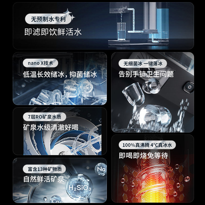 [政府补贴]daogrs冰块冰沙加热净水器家用流冰R6台式免安装净饮机,淘宝优惠券,粉丝福利购,淘宝优惠卷