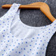 3-pack of middle-aged and elderly women's short vest underwear pure cotton