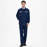 Мужской хлопковый джинсовый антистатический износостойкий электронный комбинезон, защита от ожогов