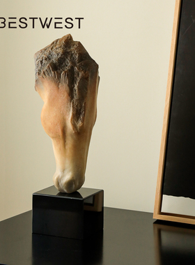 玄关高级感客厅装饰马摆件复古轻奢高端艺术办公室乔迁开业礼物