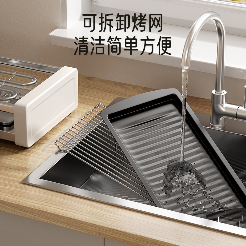 电烧烤炉子无烟家用户外室内电烤盘 奥然烧烤炉/烤架