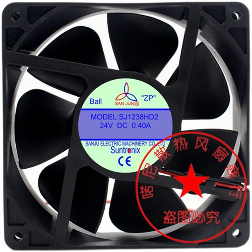 台湾三巨SAN JUN散热风扇 SJ1238HD2 24V SJ1238HD1 12V 轴流风机 - 图3