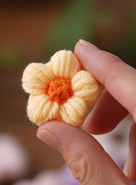 送你一朵小红花可爱泡芙花成品