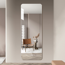 No frame full body mirror light extravagant self-adhesive-wearing mirror wall-mounted bedroom home floor fitting mirror explosion proof applier wall mirror