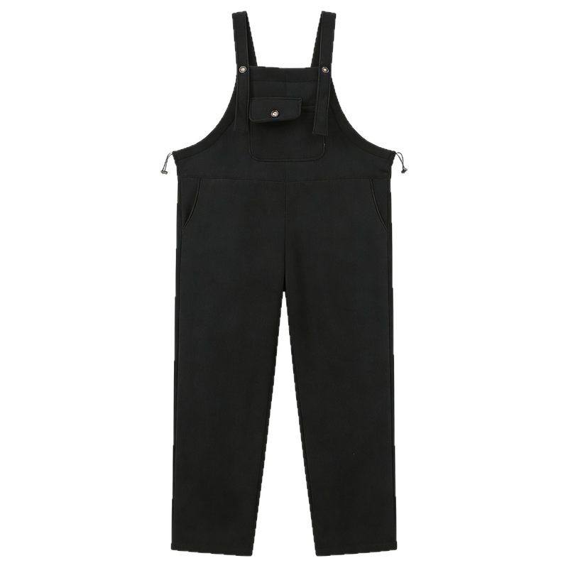 孕妇装2025新款秋冬款加绒竖条纹宽松孕妇背带裤韩版直筒裤加厚,淘宝优惠券,粉丝福利购,淘宝优惠卷