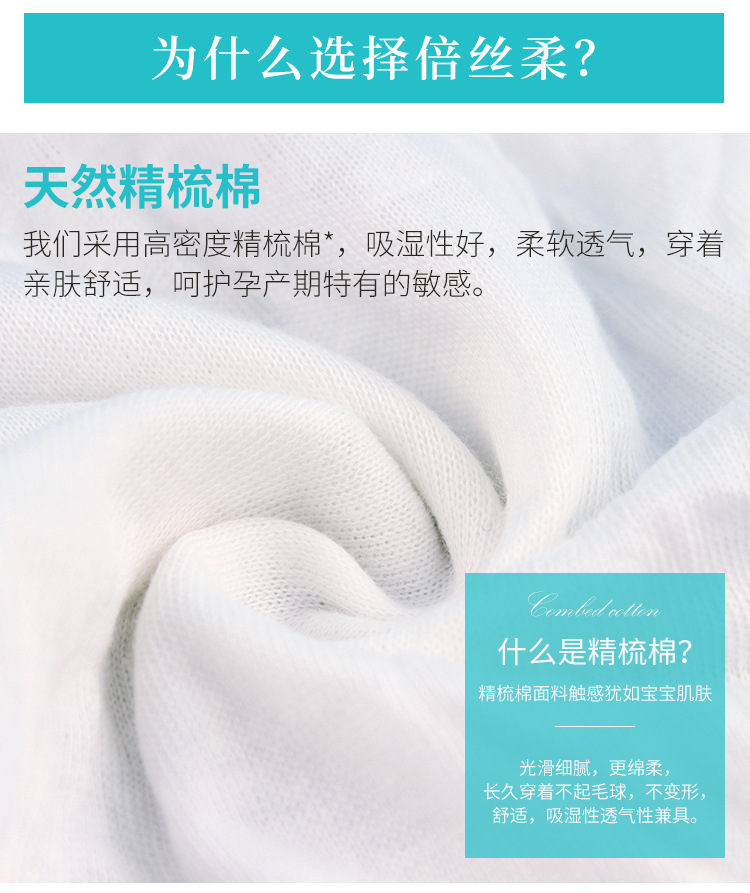 加肥加大码产妇一次性内裤纯棉孕妇内裤月子内裤200斤月子短裤头 - 图2