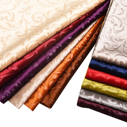 新款沙发布料加厚金丝绒大花多色软包背景抱枕面料手工DIY布料 - 图3