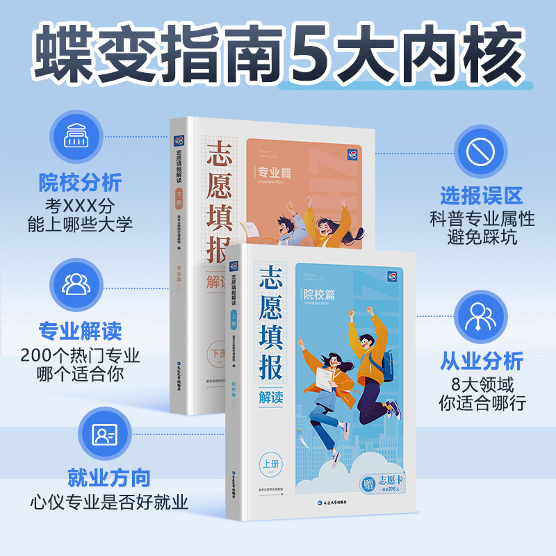 2024年蝶变高考志愿填报指南高校招生名牌大学介绍高考报考专业指南解读高考报考一本通热门专业详解报考大学的书这就是我要的专业 - 图2