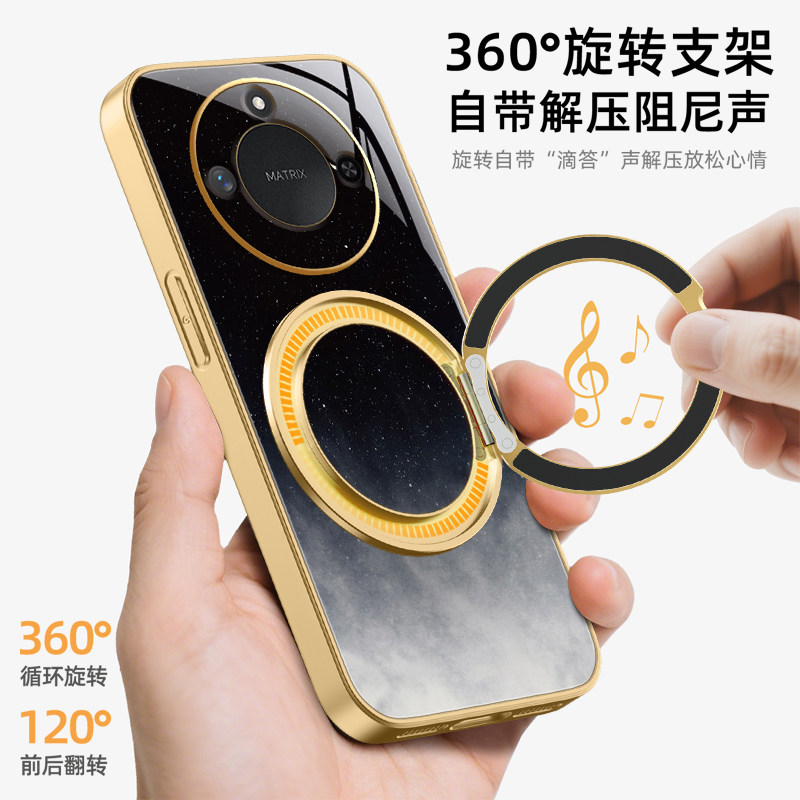 适用荣耀x50手机壳新款华为荣耀x60pro防摔honorx40gt旋转支架磁吸荣耀30哑光荣耀20男款浪漫星空男款防摔,淘宝优惠券,粉丝福利购,淘宝优惠卷