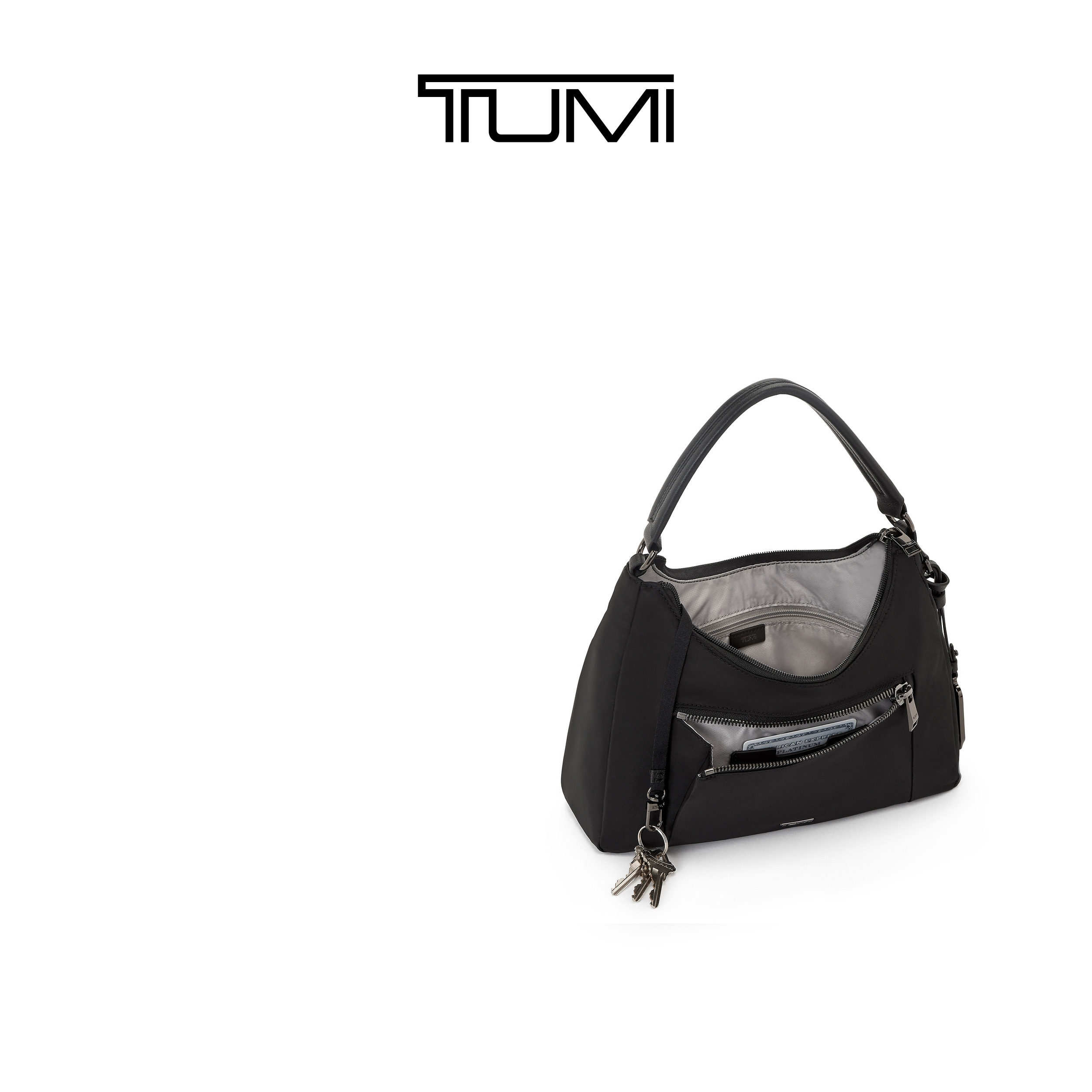 【女王节礼物】TUMI/途明Voyageur女士新月斜挎包优雅腋下包