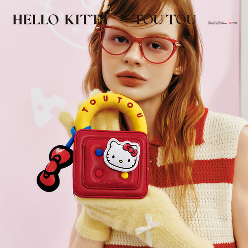 生日礼物TOUTOUhellokitty华夫包凯蒂猫迷你链条生日送女孩童包包 - 图2
