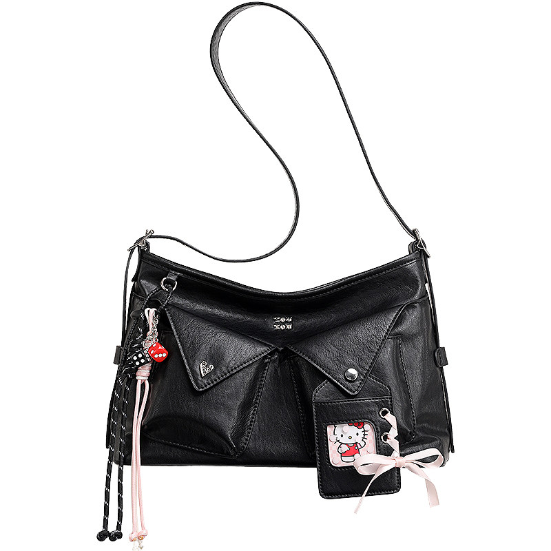 TOUTOU棕色仿植鞣托特包大容量多口袋软袋hobo包通勤单肩斜挎包女,淘宝优惠券,粉丝福利购,淘宝优惠卷