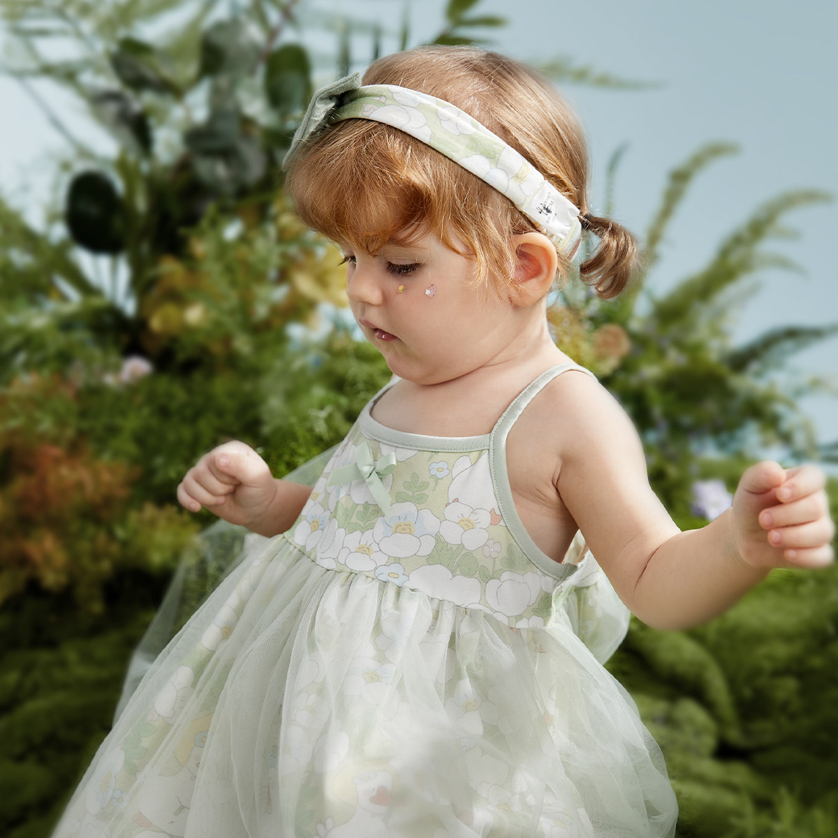 女童连衣裙2024新款夏季网纱吊带裙周岁小女孩公主裙女宝宝裙子