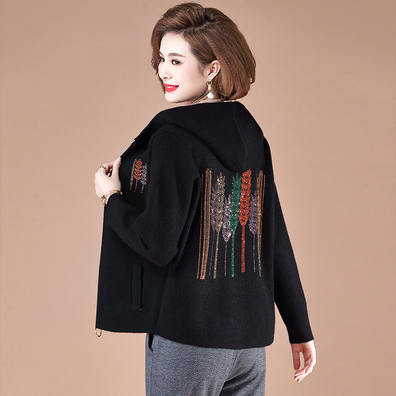 洋气外套秋装短款40岁50时尚新款 茹冰中老年女装