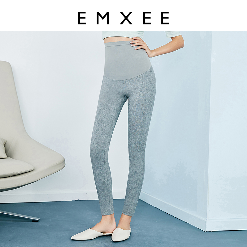 嫚熙孕妇外穿长裤子孕早期装打底裤 EMXEE嫚熙孕妇打底裤