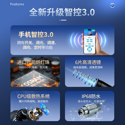 投影灯logo射灯地面旋转招牌图案门头户外防水led广告投射灯定制 - 图2
