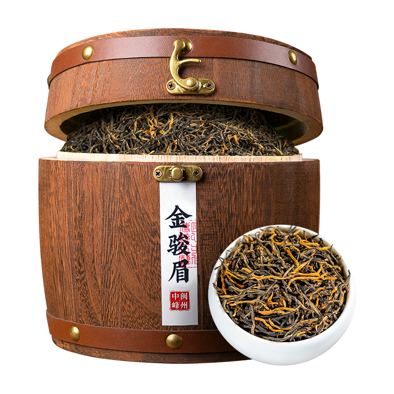 金骏眉红茶 2024新茶正宗特级浓香型金俊眉养胃红茶叶礼盒装500g - 图0