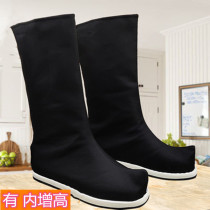 Ancient Clothing Hanfu Boots Teething with Heightened Soap Boots Retro official boots Boots Shoes Martial Arts Warrior Brocade Boots Boots