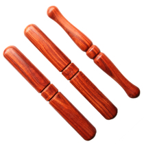 Tai Chi Ruler Tai Chi Health Preserving Stick Qigong Taijiquan Taijiquan Sandalwood Two Sticks Flowers Pear Wood Purple Sandalwood Solid Wood Tai Chi Stick