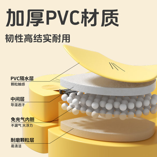 婴儿游泳圈儿童腋下圈泡澡桶洗澡桶宝宝手臂圈免充气幼儿0到6个月