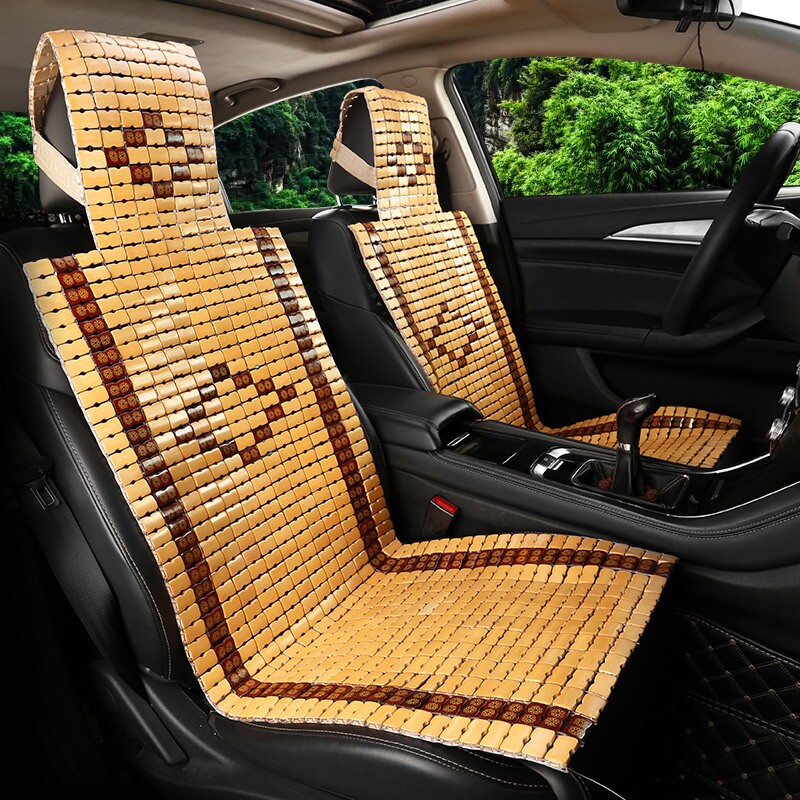 夏季大众速腾宝来捷达迈腾汽车坐垫四季通用四季专用单片凉垫竹片