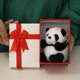 ແທ້ຈິງແລ້ວ Huahua Panda Plush Toy Doll Backpack Small Pendant School Bag Ornament Doll Chengdu Base Same Cute