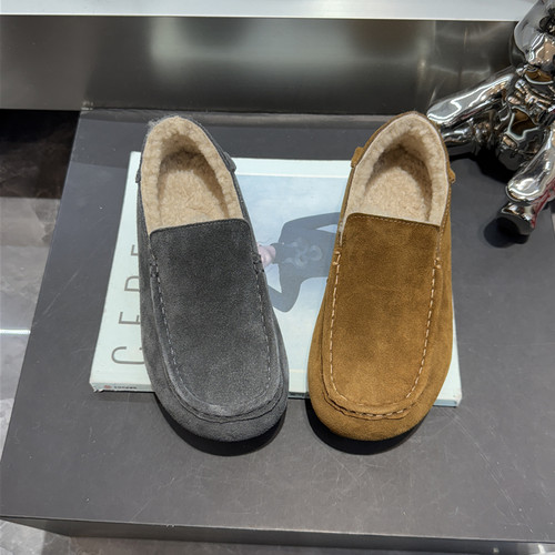 Meeigeec.Q2025冬新舒适老钱风反绒皮乐福鞋懒人一脚蹬 896-53 - 图3