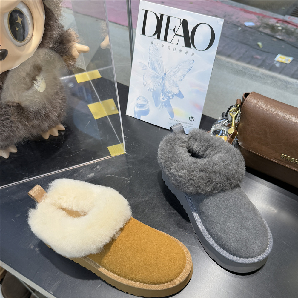 蝶澳~雪地棉毛绒包头拖女外穿一脚蹬保暖毛毛鞋懒人拖鞋106D-1221,淘宝优惠券,粉丝福利购,淘宝优惠卷