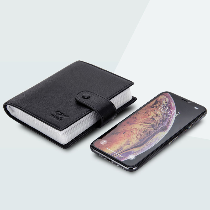 七匹狼男士大容量真皮银行超薄卡套 septwolves皓源嘉业卡包