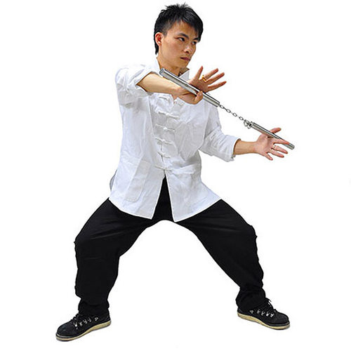 棉质太极服装李小龙咏春拳唐装叶问功夫装道服衣服男中山装练功服 - 图2