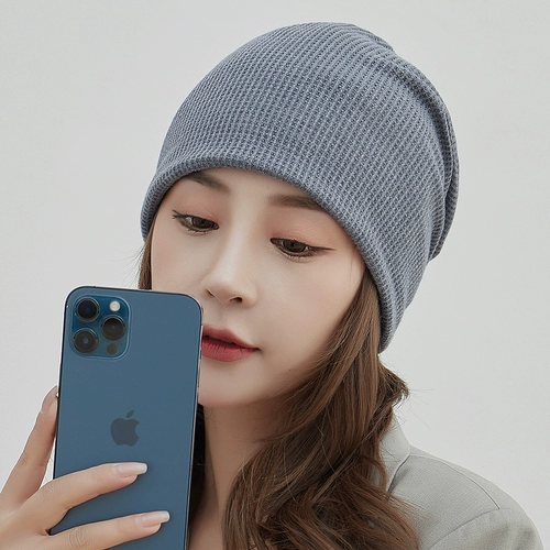 Демисезонная брендовая черная цветная шерстяная трикотажная шапка, популярно в интернете, в корейском стиле