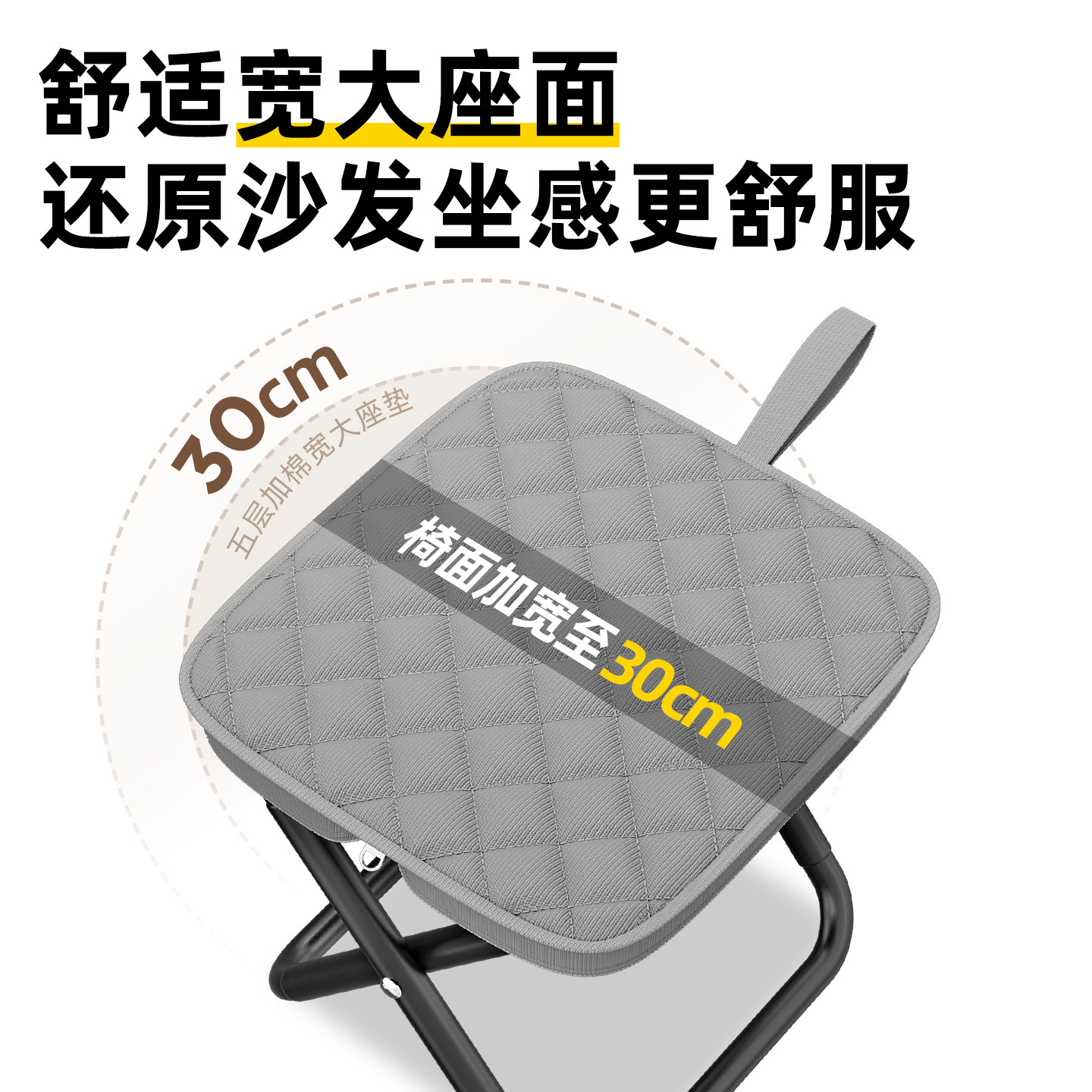 折叠凳新型凳子户外便携新款折叠椅子旅行小马扎露营火车高铁板凳,淘宝优惠券,粉丝福利购,淘宝优惠卷