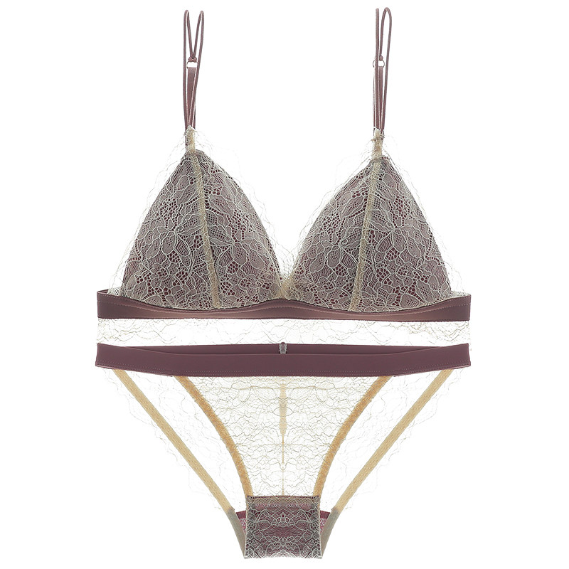 薄款大胸显小无钢圈性感蕾丝夏文胸 祺莱文胸