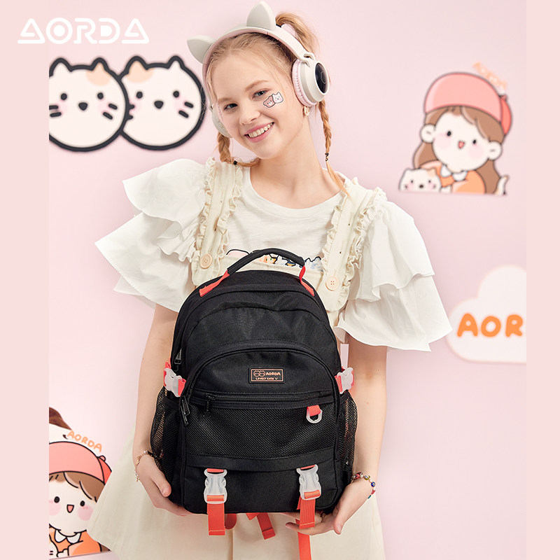 aorda lynne联名芝士小众女双肩包 aorda奥尔达双肩背包