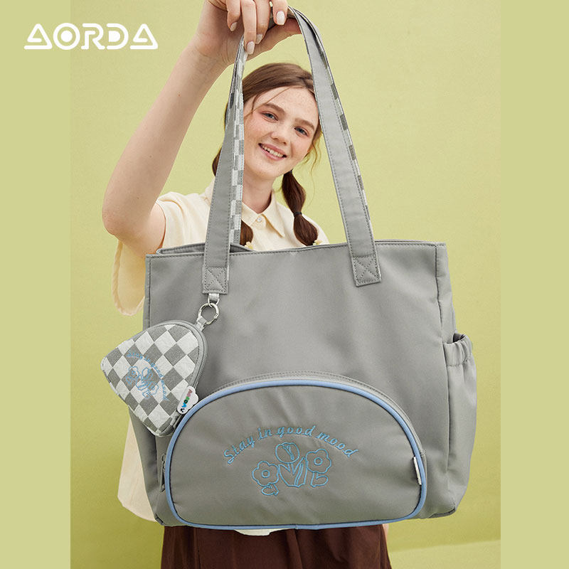 aorda花熊手账托特包女通勤电脑包 aorda奥尔达托特包