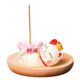 Cartoon lucky cat incense stick, cute tea pet ornaments