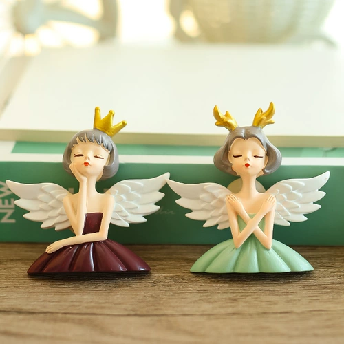 Творческая девушка -переключение сердца переключение границы переключение патч стерео 3D -смола Ангел переключатель