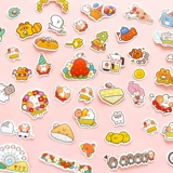 Николь Миао серия бумажного пакета Симпатичный мультфильм забавный дневник ручной учетной записи Diy Декоративные наклейки 40 6 моделей