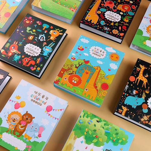 Книга роста для детского сада, сумка для файлов, шаблон, фотоальбом для школьников, отрывной лист