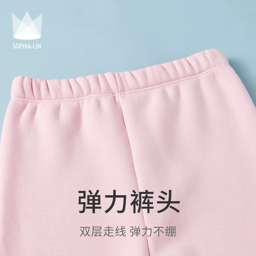 Демисезонные детские колготки, флисовая спортивная одежда, штаны, увеличенная толщина