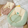 By Home Textiles Semi-surrounded Cushion Drawn Velvet Fabric